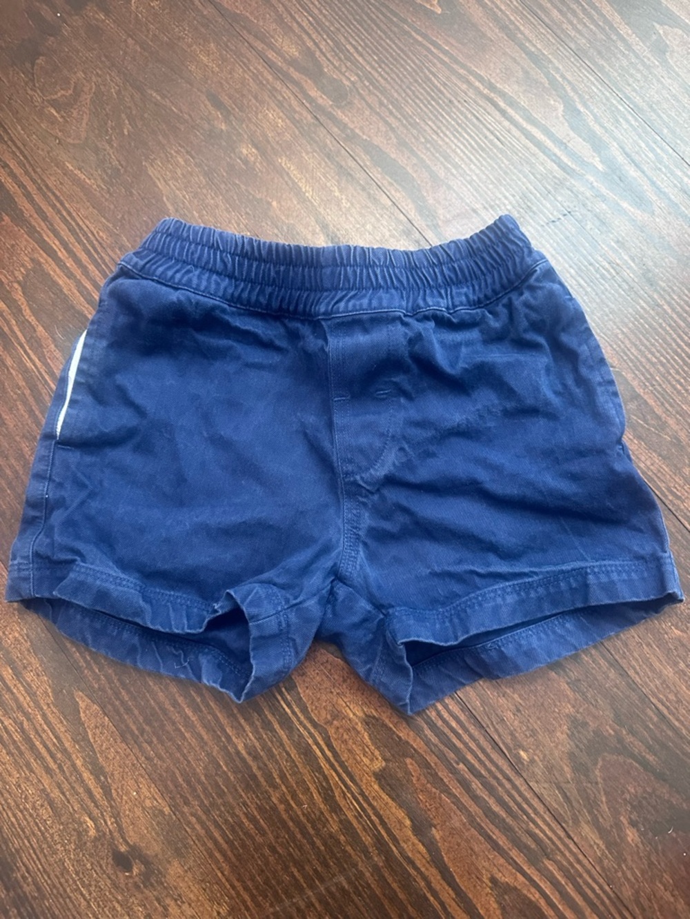 The Beaufort Bonnet Company Navy Elastic-Waist Boys Shorts